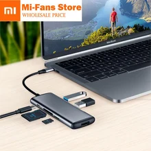 Xiaomi hagибис usb type-C зарядный адаптер 6 в 1 type C Мужской к женскому TF/SD/PD/2 USD 3,0/HDMI зарядный конвертер зарядное устройство