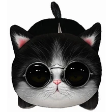 Коробка ткани автомобиля, плюшевая эластичность Универсальный мягкий милый автомобиль подлокотник коробка мультфильм аниме тема подлокотник коробка ткани автомобильные аксессуары(кошка