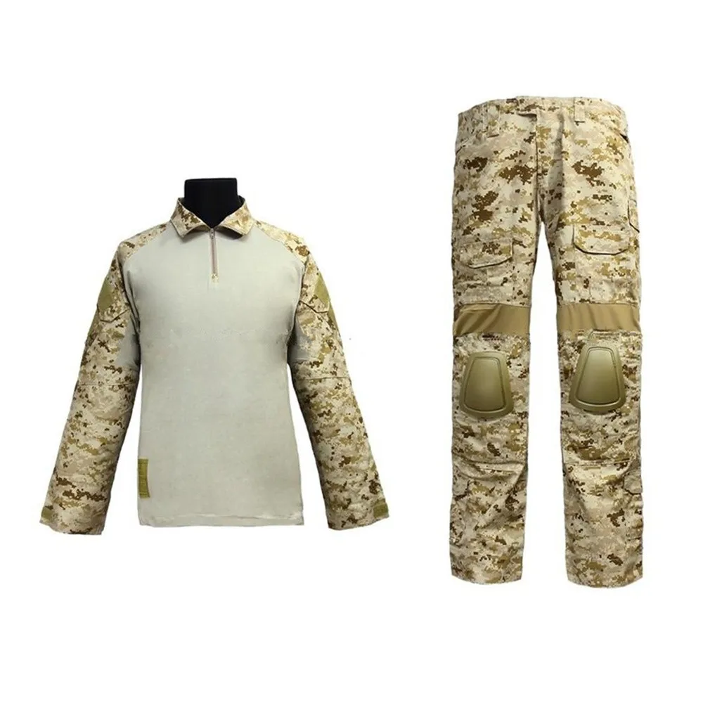 us army military uniform for men training combat EMERSON Navy Seals Combat Set BDU Uniform (AOR1 MC AT Marpat Woodland) (2)
