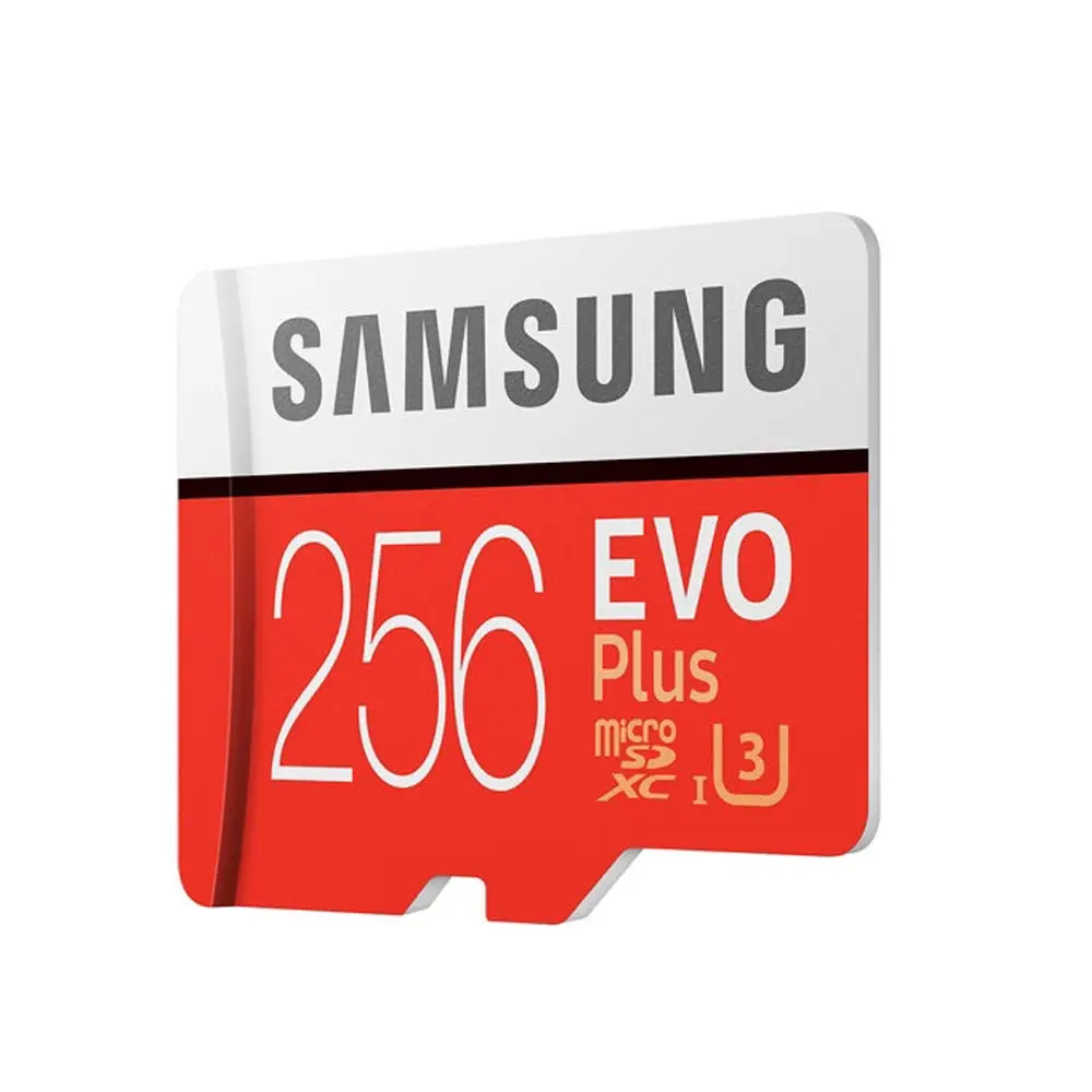 Оригинальный samsung 256 ГБ карты памяти micro sd EVO Plus U3 Class 10 SDXC высокая производительность карты памяти microsd 32 ГБ карты Бесплатная для подарка