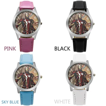 

children leather strap Cartoon watch quartz kids watch Enfants Montre fashion birthday party gift boy girl sports casual clock