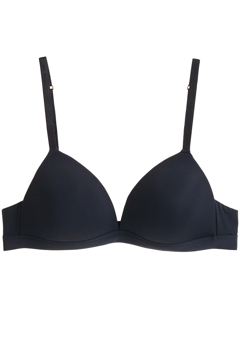 black bra Victoria's masquerade non steel ring cup brassiere large chest and little scar comfortable underwear bra black