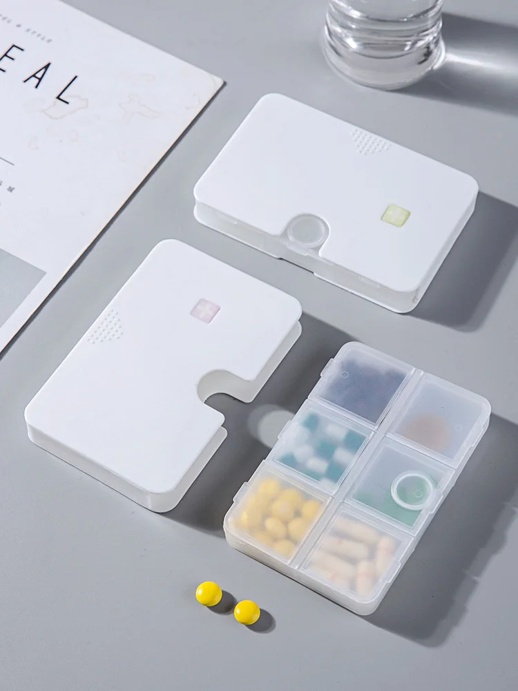 

Weekly Pill Box Travel Pill Case Splitter Pill Organizer Medicine Box Cutter 7 Day Pill Container Pastillero