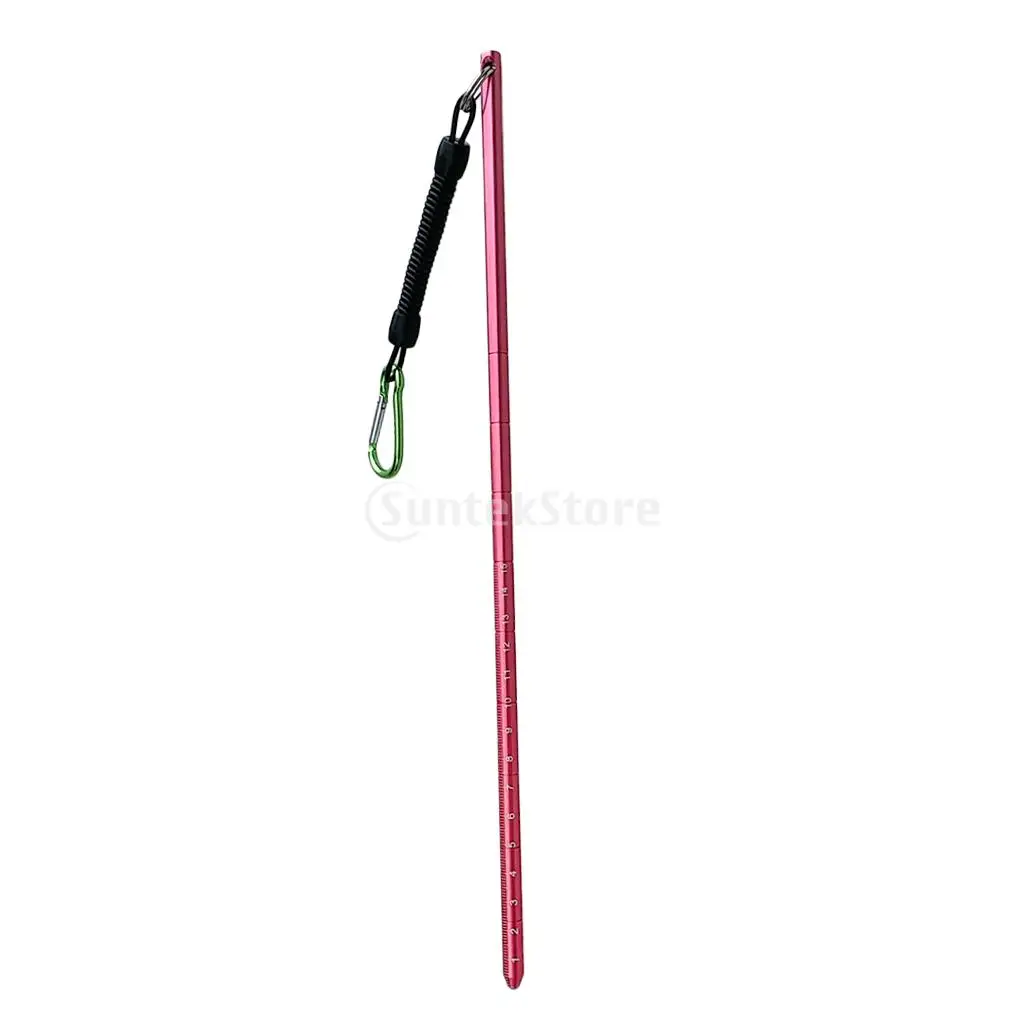 13.4'' Portable Universal Scuba Diving Diver Aluminum Lobster Tickle Pointer Stick with Bolt Snap Clip Safety Gear Equipment