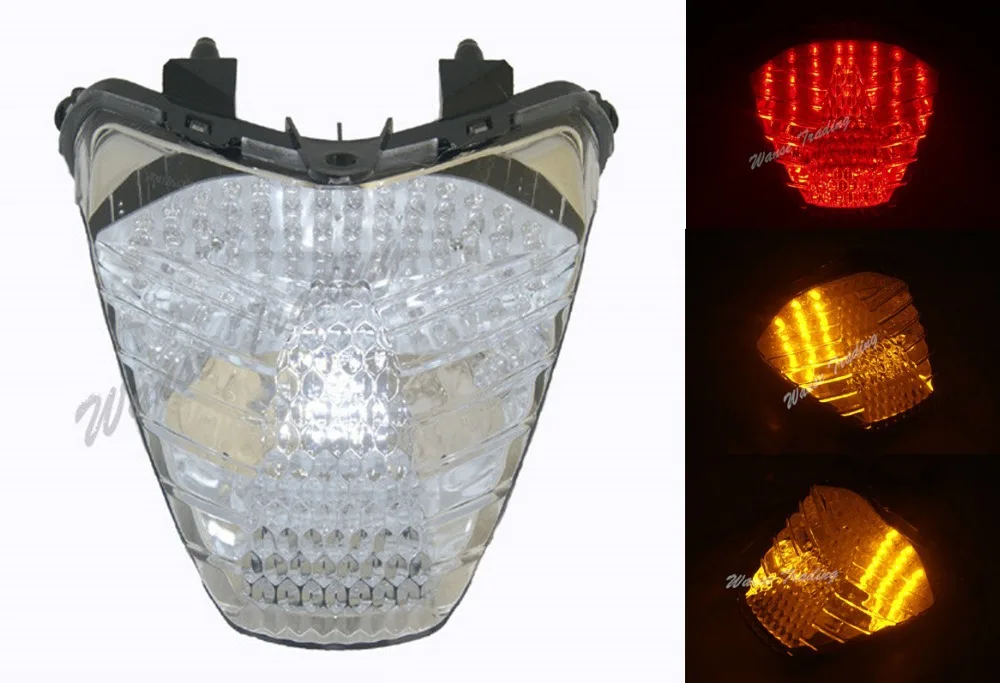 

E-Marked Rear Taillight Tail Brake Turn Signals Blinker Integrated Led Light Lamp Clear For 2014-2015 HONDA CB300F CB 300 F 300F