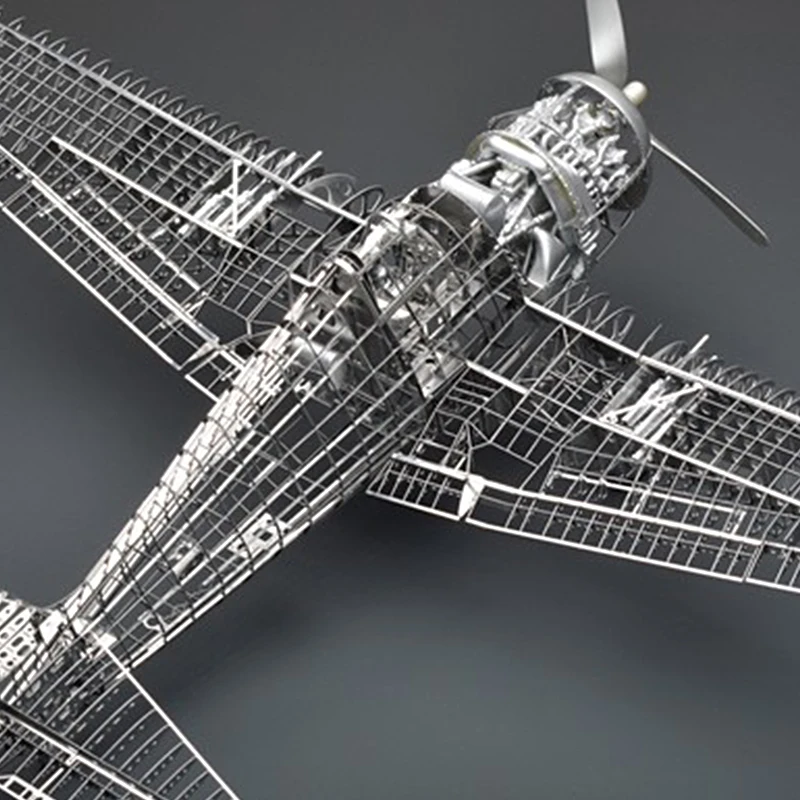 1:48 ГРУММАН F6F Hellcat Складное крыло весело 3d из металла DIY Миниатюрная модель Наборы