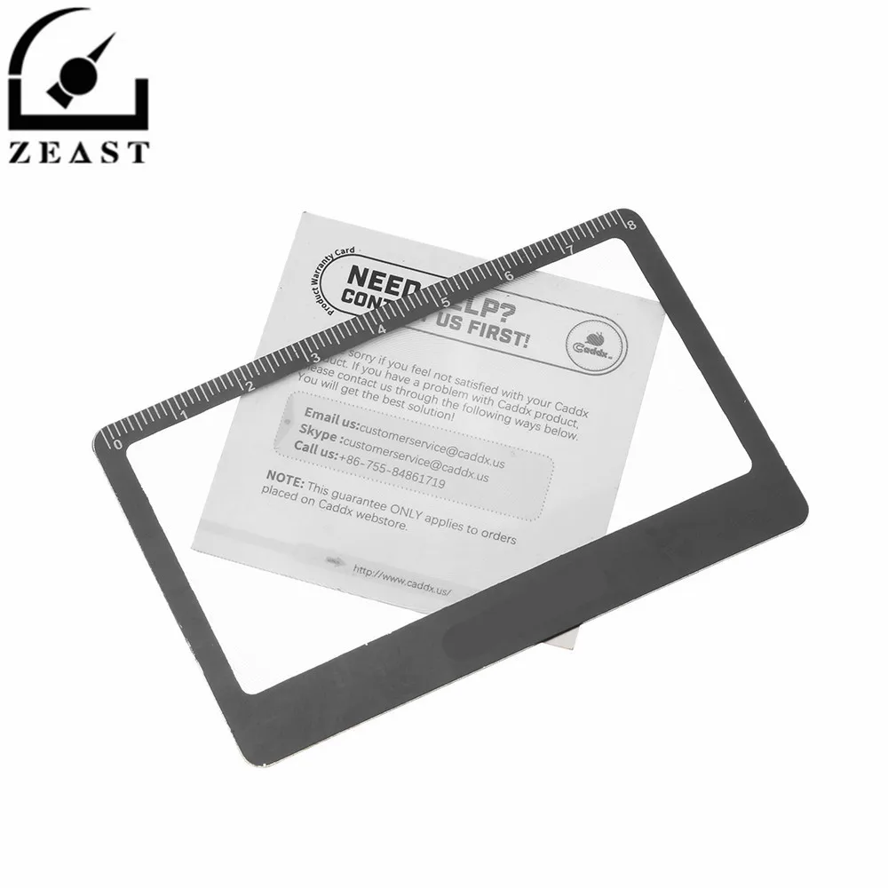 

1PC Transparent Credit Card 3 X Magnifier Magnifying Lens Outdoor Pocket HD Reading Glasses