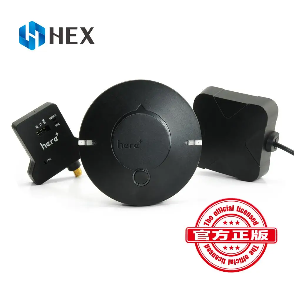 

HEX Agricultural plant protection high precision differential navigation ublox RTK GPS HERE+M8P supports PIXHAWK2 flight control