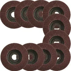 10 шт./компл. Профессиональный Лепестковые диски 115 мм 4,5 дюймовые шлифовальные диски 40 точильный камень колеса лезвия для угловая