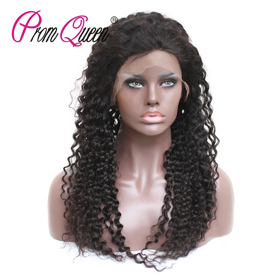 

Lace Front Human Hair Wigs Pre Plucked With Baby Hair Glueless Lace Front Wigs Promqueen Brazilian Deep Wave Human Hair Wig