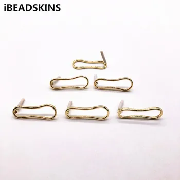 

New arrival! 31X12mm 50pcs/lot zinc alloy oval-shape Stud earring/earrings accessories/Earring parts/hand Made for Jewelry DIY