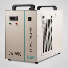 AC 110 V 60Hz CW-5000DG промышленный водяной охладитель для 80/100 W CO2 лазерной цилиндрический холодильник