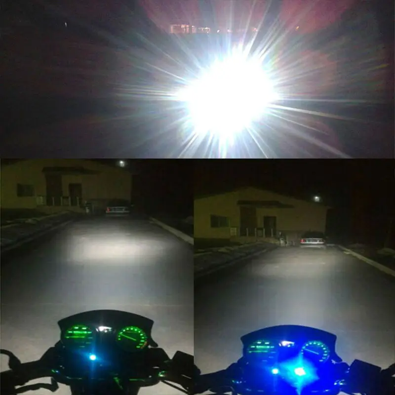 2016 New Three claw socket H4 Led Motorcycle Headlights Bulbs 12W 1200LM Moto Light Bulbs For Motorbike Headlights