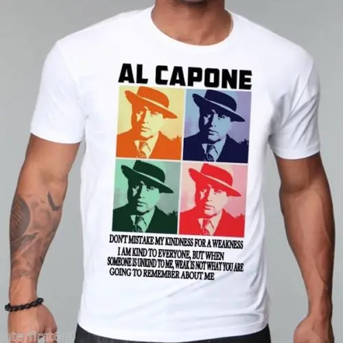 Гангстер, al capone футболка, оригинальный гангстер, мафия, День святого Валентина