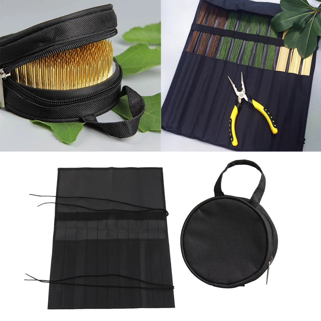 2 Pcs Ikebana Toolkits Flower Arranging Tape Kenzan Floral Wires Organizer Tool Storage
