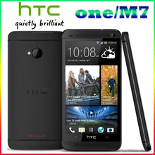Разблокирована Оригинальный HTC One М7 801e M7 32 ГБ Android 4 Г смартфон Quad core сенсорный silver/black One йеай Гарантия
