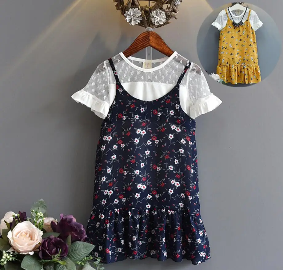 أزياء الصيف نمط الفتيات اللباس الطفل الفتيات عارضة فساتين الأطفال الملابس Vestidos الطفلية طفل فتاة 2 قطعة HW2214 أزياء الصيف نمط الفتيات اللباس الطفل الفتيات عارضة فساتين الأطفال الملابس Vestidos الطفلية طفل فتاة 2 قطعة HW2214