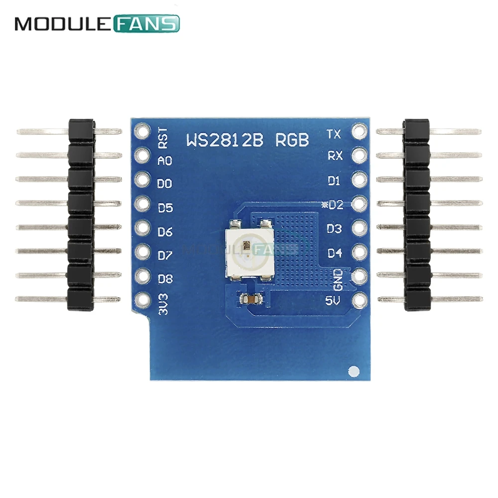 Esp8266 для WeMos D1 mini Module WS2812B щит RGB Mini ESP8266 Модульная плата с HT Pins Esp8266|module board|wemos d1d1 |