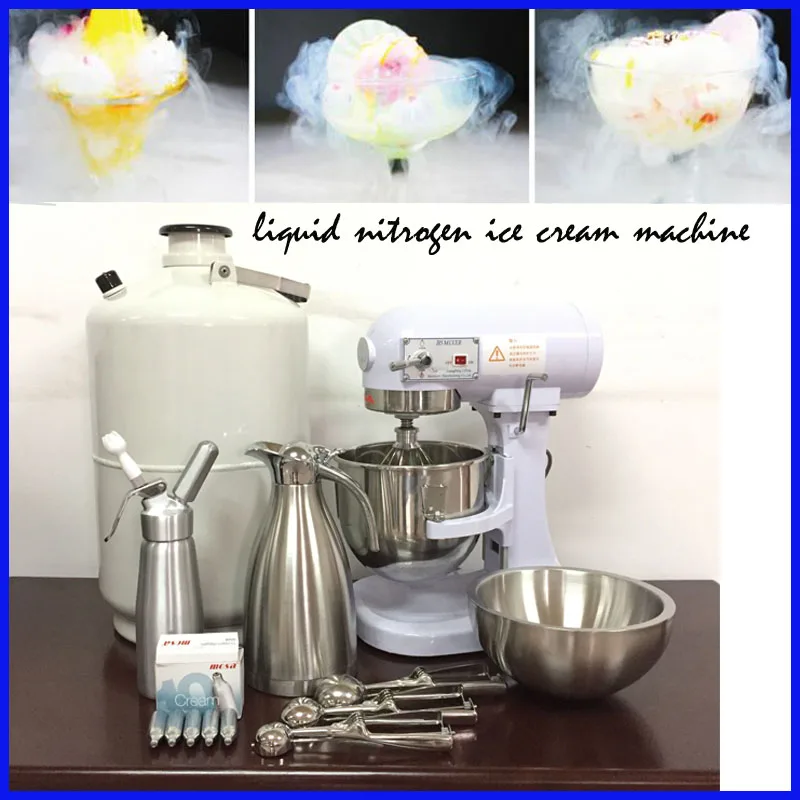 how to make liquid nitrogen ice cream at home