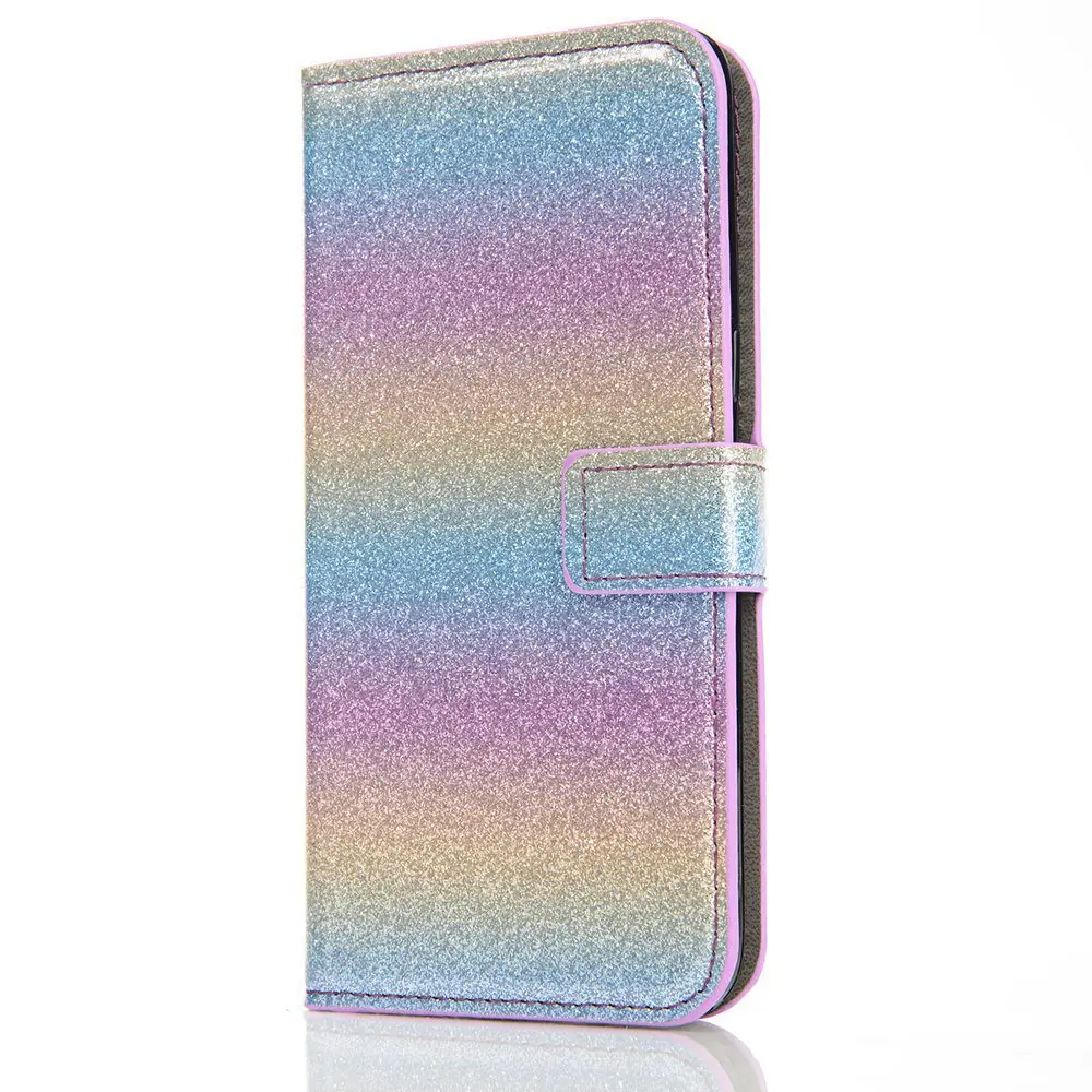 KISSCASE модный флип кожаный чехол для samsung Galaxy S9 S10 Plus S7 A6 A8 кошелек для карт Solt Bling чехол для samsung J4 J6 J7