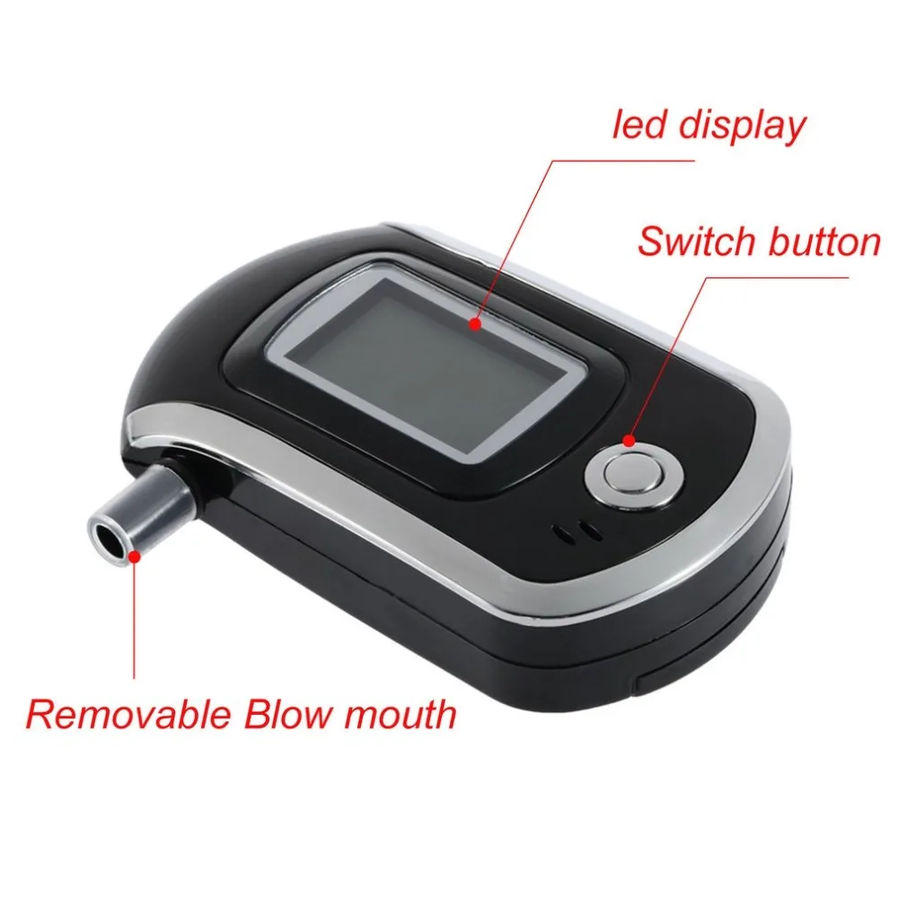 الرقمية فاحص نسبة الكحول في النفس LCD الكحول محلل مع 5 المعبرة عالية حساسية المهنية استجابة سريعة AT6000 الرقمية فاحص نسبة الكحول في النفس LCD الكحول محلل مع 5 المعبرة عالية حساسية المهنية استجابة سريعة AT6000
