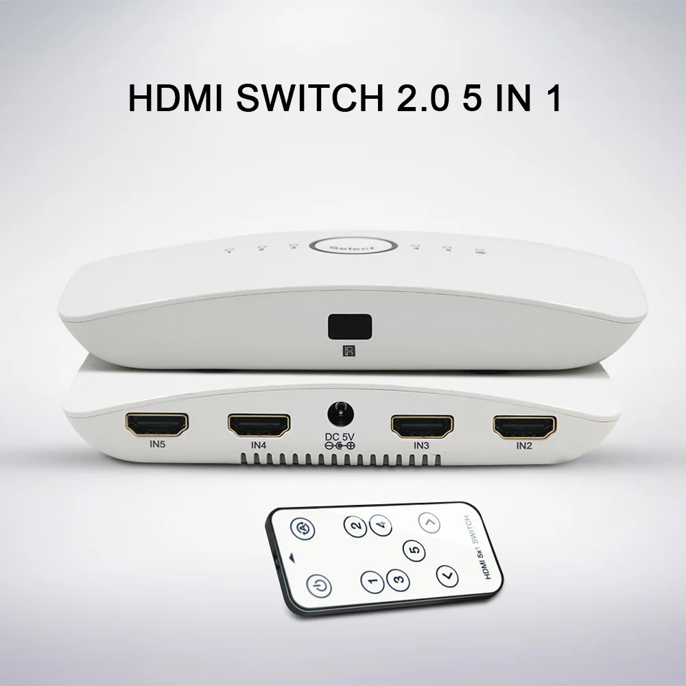 5 в 1 HDMI переключатель 2 0 4K HDR адаптер аудио экстрактор 5X1 для установки