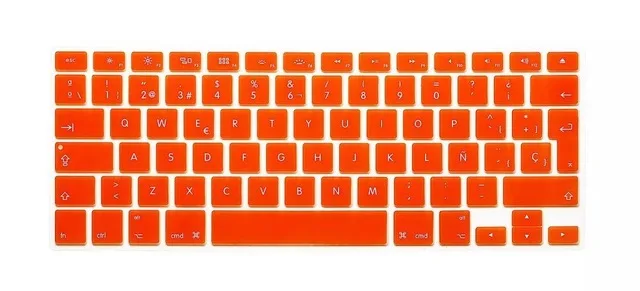 Новые Силиконовые Испанский Письмо Клавиатуры Обложка Для Macbook Air Pro Retina 13 15 17