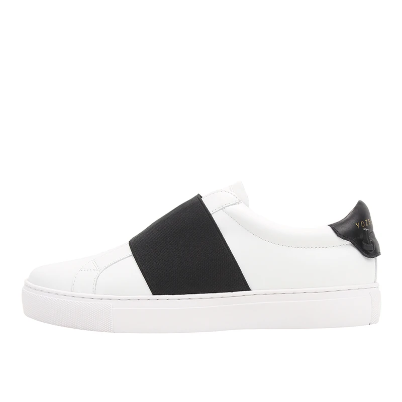 YOZEO 2018 New Fashion Genuine Cow Leather Platform Shoes Women White Flats Casual Loafers Spring Summer Autumn Winter Women's Shoes