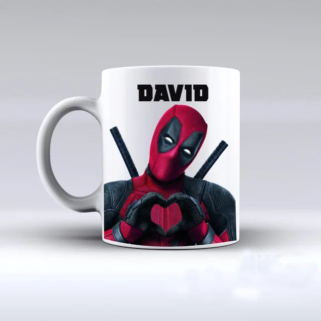 deadpool customized name coffee mugs printed travel novelty birthday gift design tea mugen decal