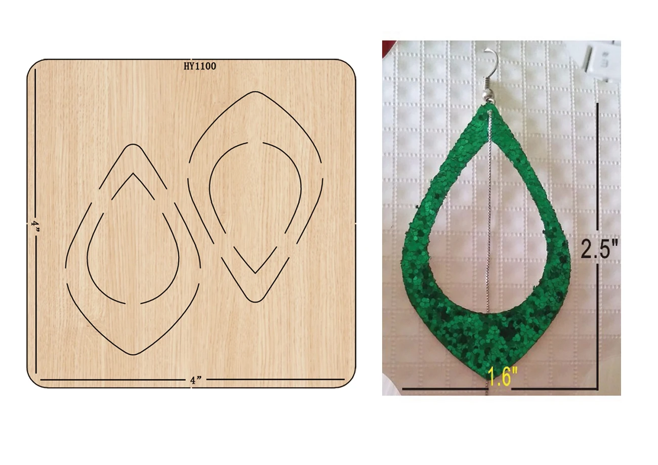 

earrings cutting dies 2019 die cut & wooden dies Suitable for common die cutting machines on the marke