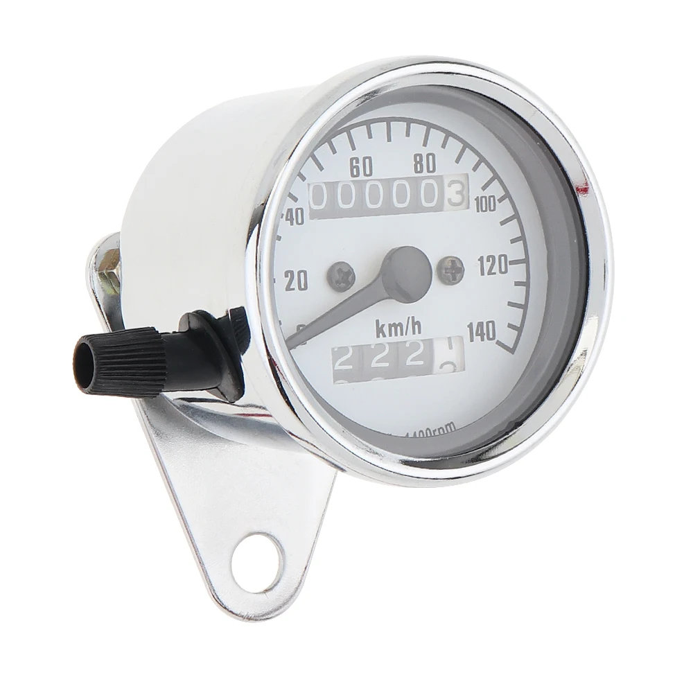 Medidor com Led Indicador de Luz Universal Motocicleta Velocímetro Odômetro Dupla Velocidade Amarela 9 Universal motocicleta velocímetro odômetro motocicleta dupla velocidade