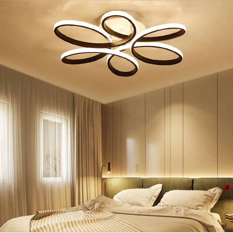 

Modern led chandelier for living room bedroom study room aluminum body Indoor home chandelier lamp lighting fixture AC85-265V