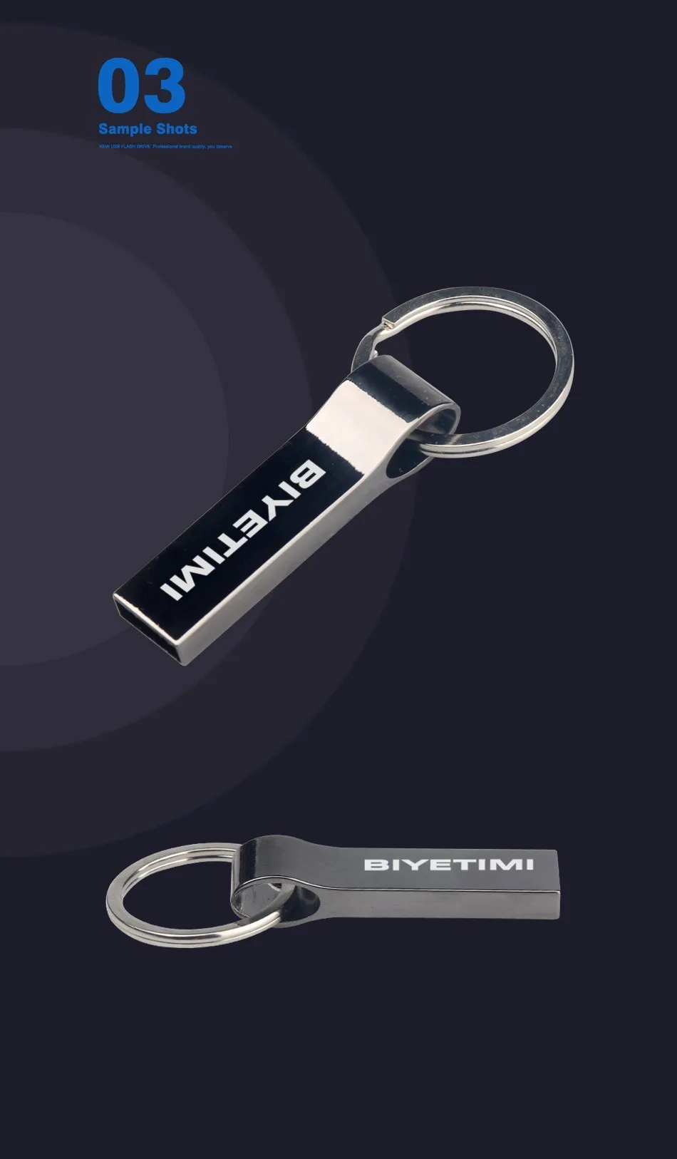 Biyetimi Usb Flash Drive новый высокоскоростной металлический цепь 8 GB накопитель 16 ГБ 32 GB флешки 64 Гб памяти Usb Stick 2,0 Flash Drive