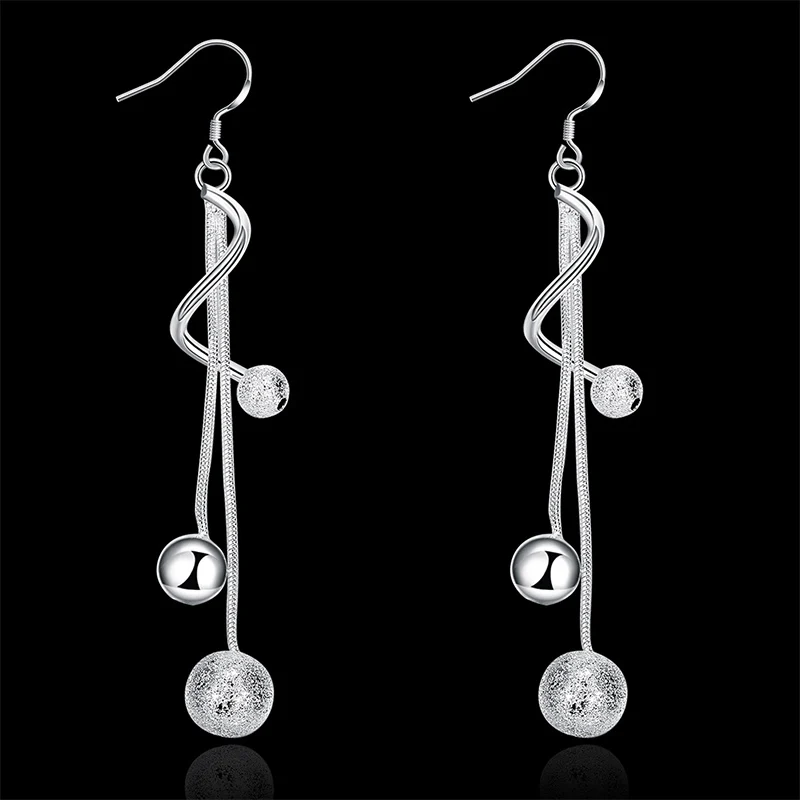 

Long Earrings Lovely Sale Drop Earrings Bead Twisted Popular Korean Style Ethnic Jewelry