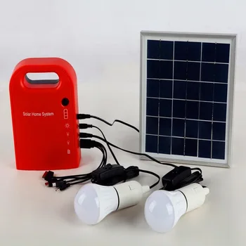 

Portable Home Outdoor Small DC Solar Panels Charging Generator Power generation System 4.5Ah / 6V lead-acid batteries Energy LED