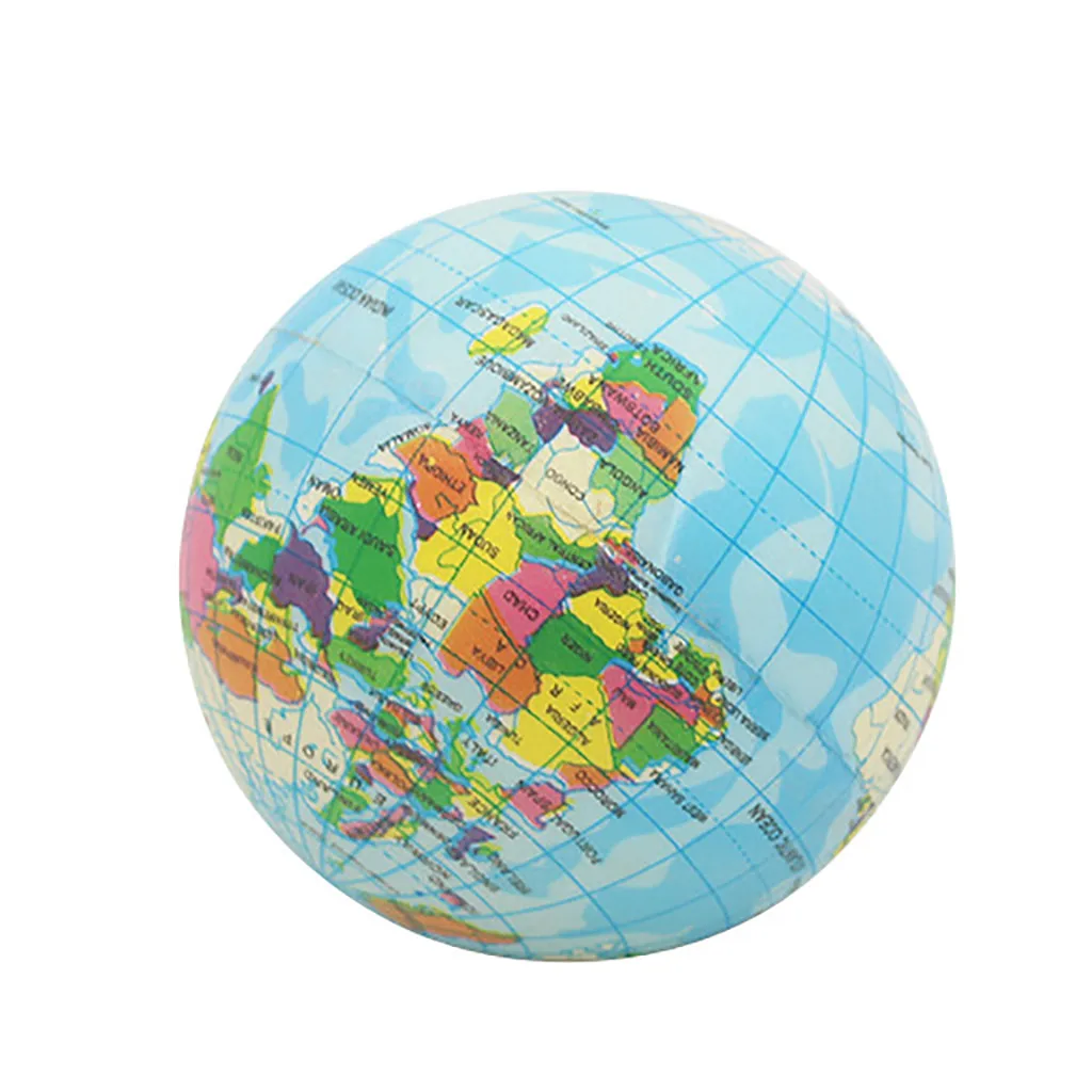 Мягкий при нажатии slime Jumbo игрушка-антистресс снятие стресса карта мира пенопластовый мяч Новинка игрушка медленно поднимающаяся poopsie 50