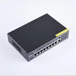 ANDDEAR-CG1 48 v 8 Порт gigabit Неуправляемый коммутатор POE 8*10/100 mbps POE poort; 2*10/100/1000 Мбит/с до ссылка poort; NVR poort