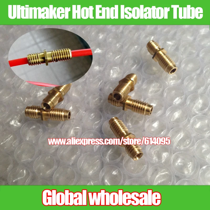 6pcs Ultimaker Hot End Isolator Tube / 3D printer M6 * 20mm throat pipe