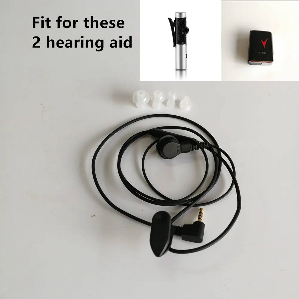 Слуховые аппараты кабели для наушников провода дополнительные ушные вкладыши Звук Регулируемый тон Аналоговый Карманный слуховой аппарат для глухих