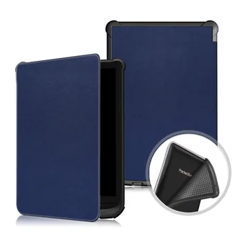 

Smart Cover for Pocketbook 616 627 632 Case Auto Sleep/Wake up for Pocketbook Touch Lux 4/Basic Lux 2/Touch HD 3 TPU Soft Shell
