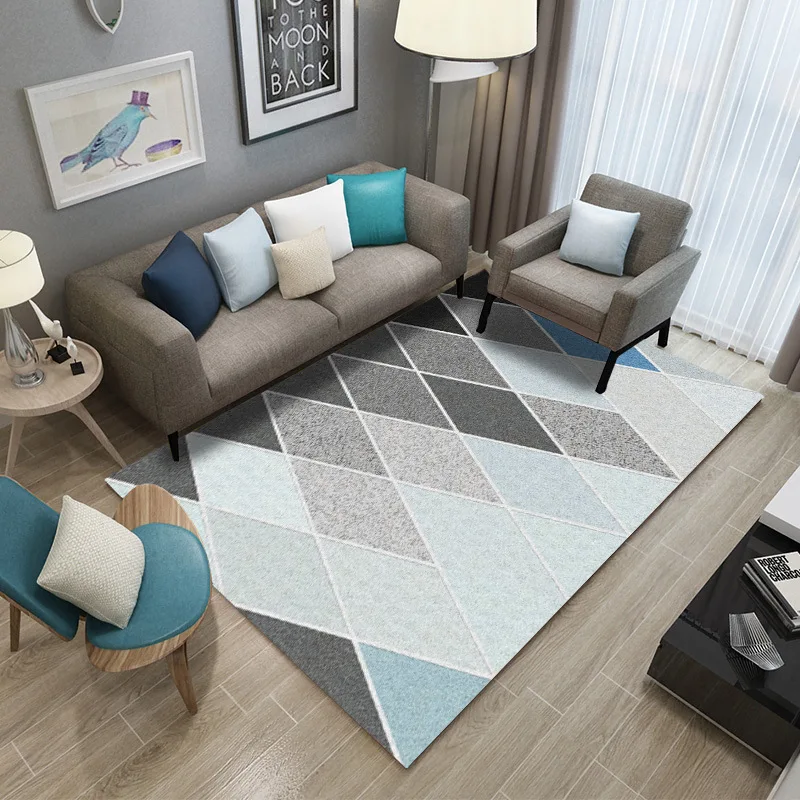 RFWCAK, современные ковры геометрической формы для гостиной, ковер для спальни, прикроватное одеяло, ковер, мягкий ковер для кабинета, пол, домашний декор - Цвет: L 6