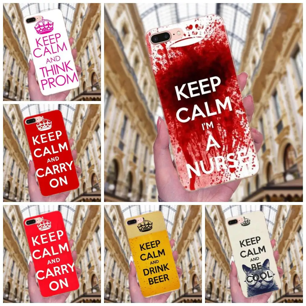 Напиток Keep Calm для LG G4 G5 G6 K4 K7 K8 K10 2017 V10 V20 V30 Stylus Nexus 5 5X G2 G3 mini spirit | Мобильные телефоны