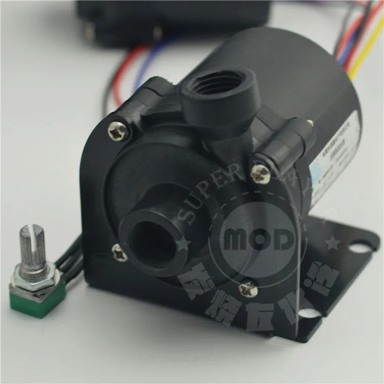 KOOLASON DC12V SC600 G1/4 бесщеточный двигатель компьютер водяного охлаждения кулер радиатор водяной насос Mute Регулируемая скорость 400л/ч - Цвет лезвия: SC600