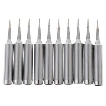 

10 Pcs Lead Free Replacement Soldering Solder Iron Tips 900M-T-I For Hakko Saike 936 852d+ 909D