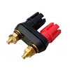 Speaker banana plug BINDING POST terminal connector banana socket Dual Female Banana Plug for Speaker Amplifier 1pc ► Photo 3/6