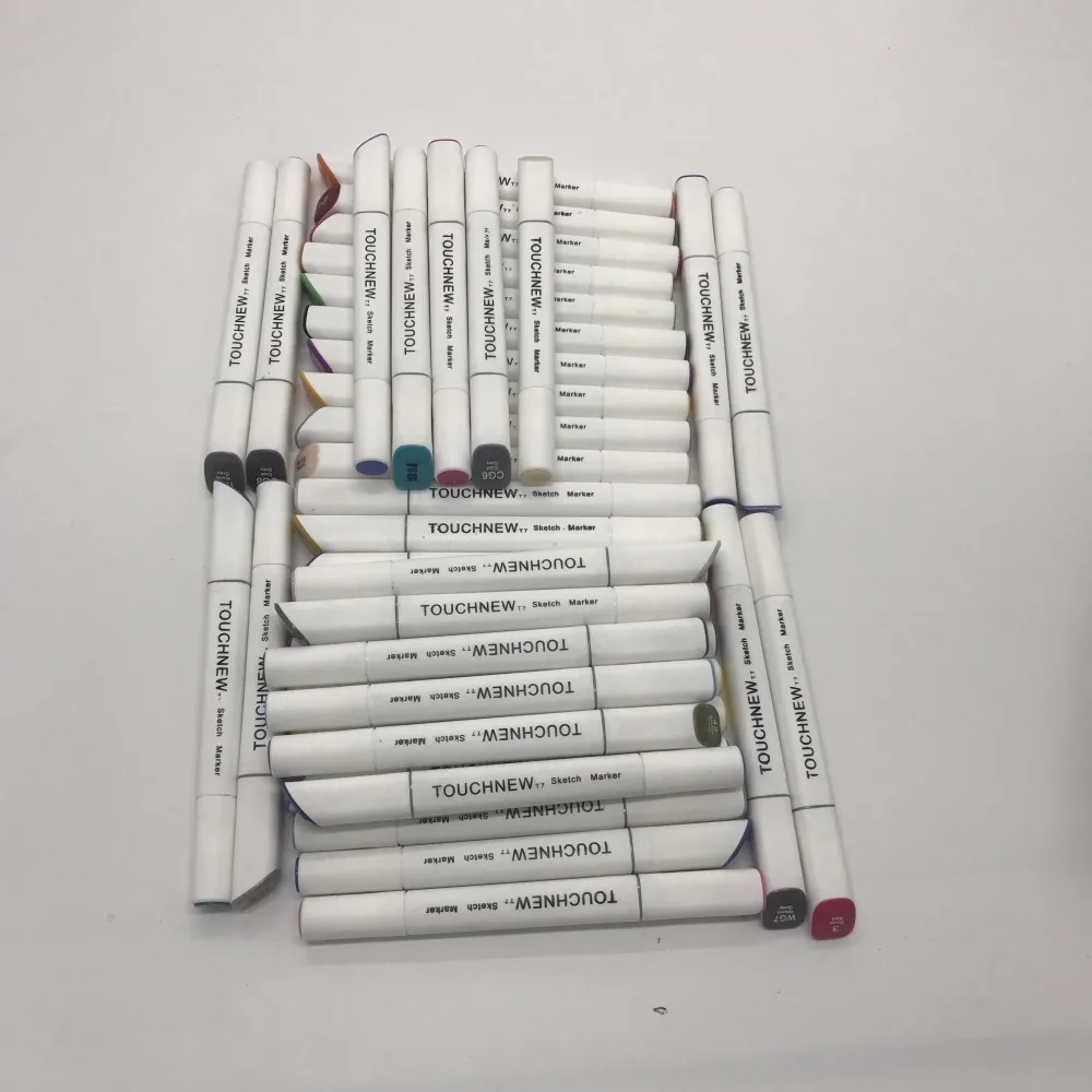 

two-headed Alcohol oily six generations school students hand-painted 30 40 48 color markers drawing TOUCHNEW
