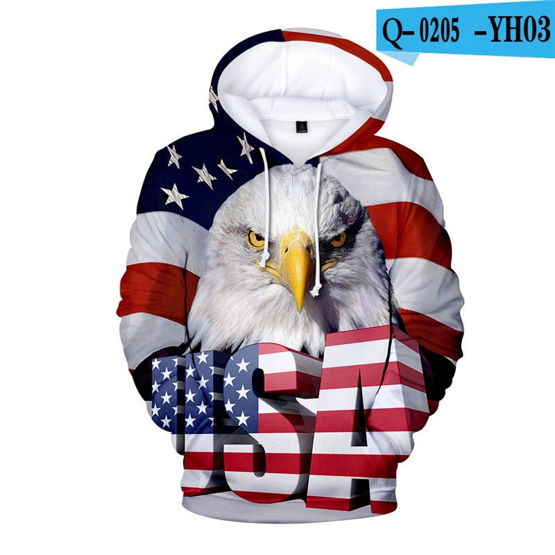 

Usa Hoodie American Independence Men Women Sweatshirts American Flag 3D Clothes Eagle Sweatshirts Men Mens Hoodie 3D Clothing