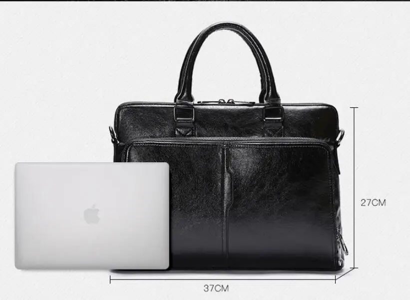 Простая мужская сумка 2019 новый мужской деловой портфель Повседневный корейский тренд высококачественный портфель из ПУ-кожи