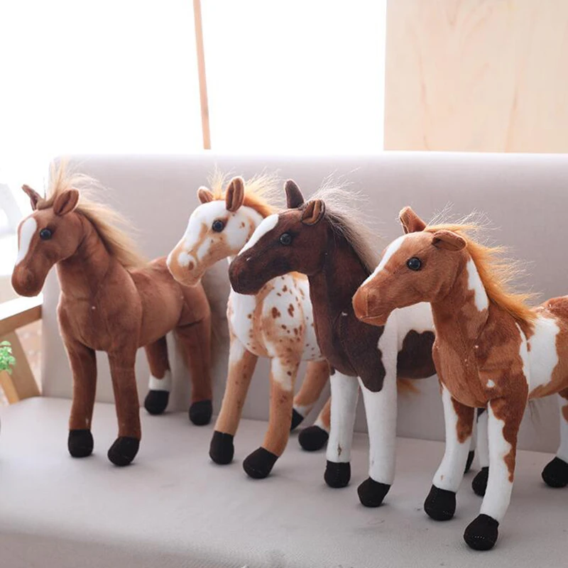 white horse soft toy
