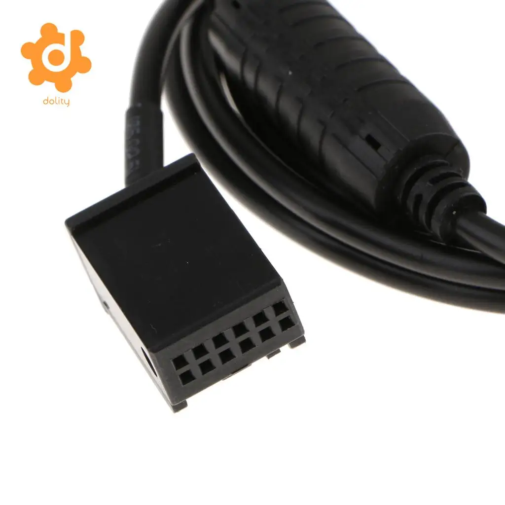 dolity 3.5MM Male AUX Audio Adapter Cable For BMW E85 E83 E83 E86 X3 Mini Cooper